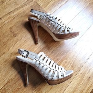 Franco Sarto Open Toed Vicar Heel